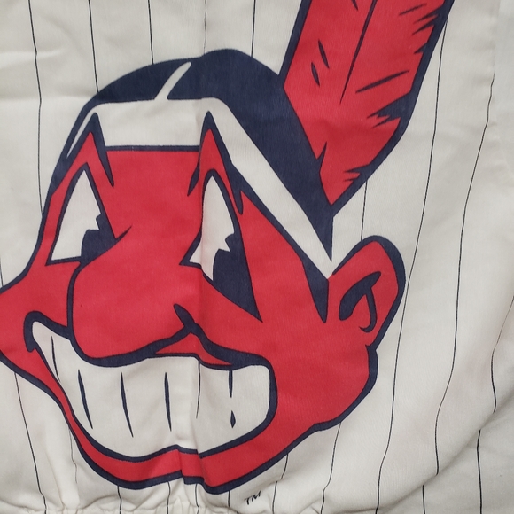 Pair of Vintage Cleveland Indians Pinstripe Vests, Unisex, Size Large - Picture 9 of 9